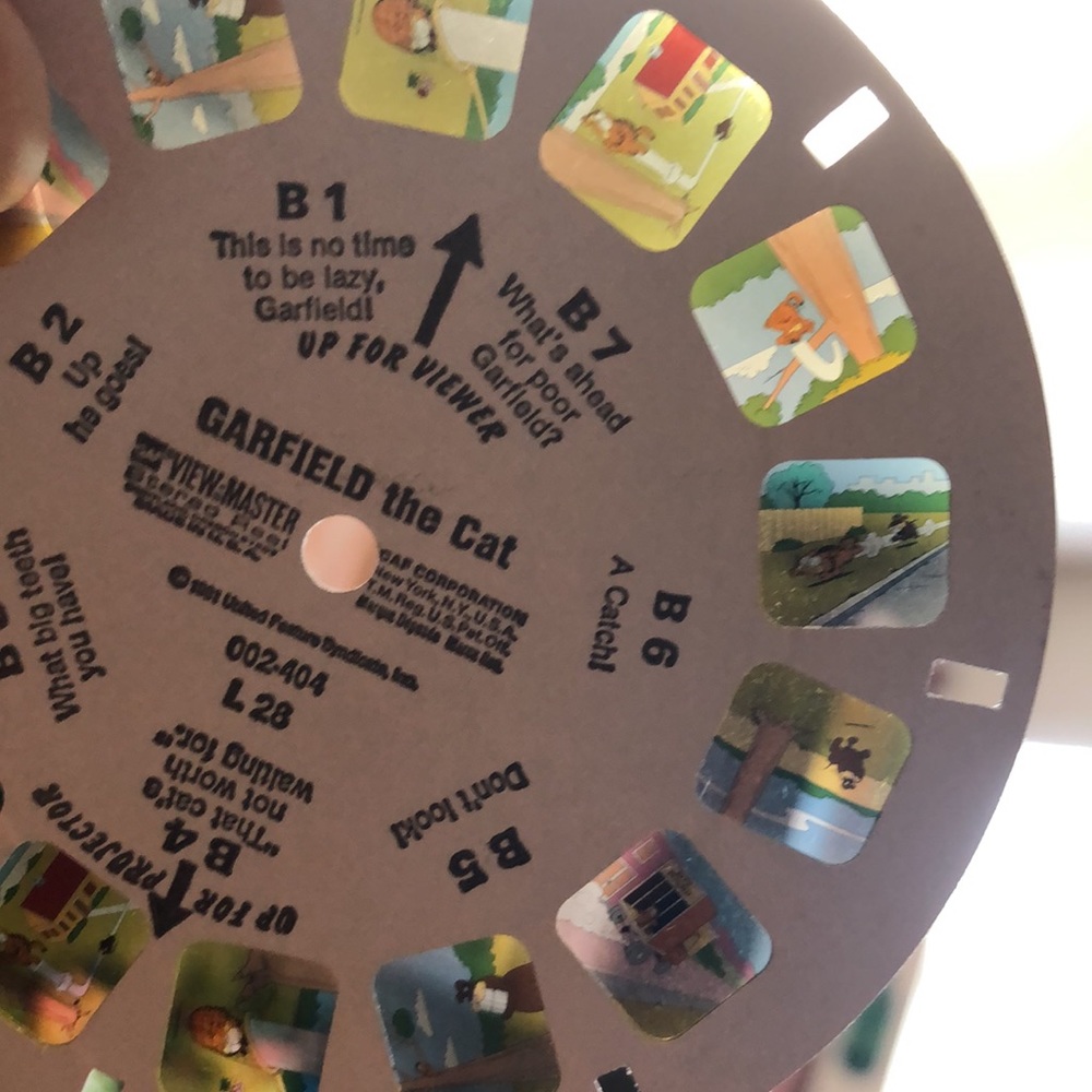 Rare Vintage Garfield the Cat View Master Reel 1981 - Picture 6 of 6